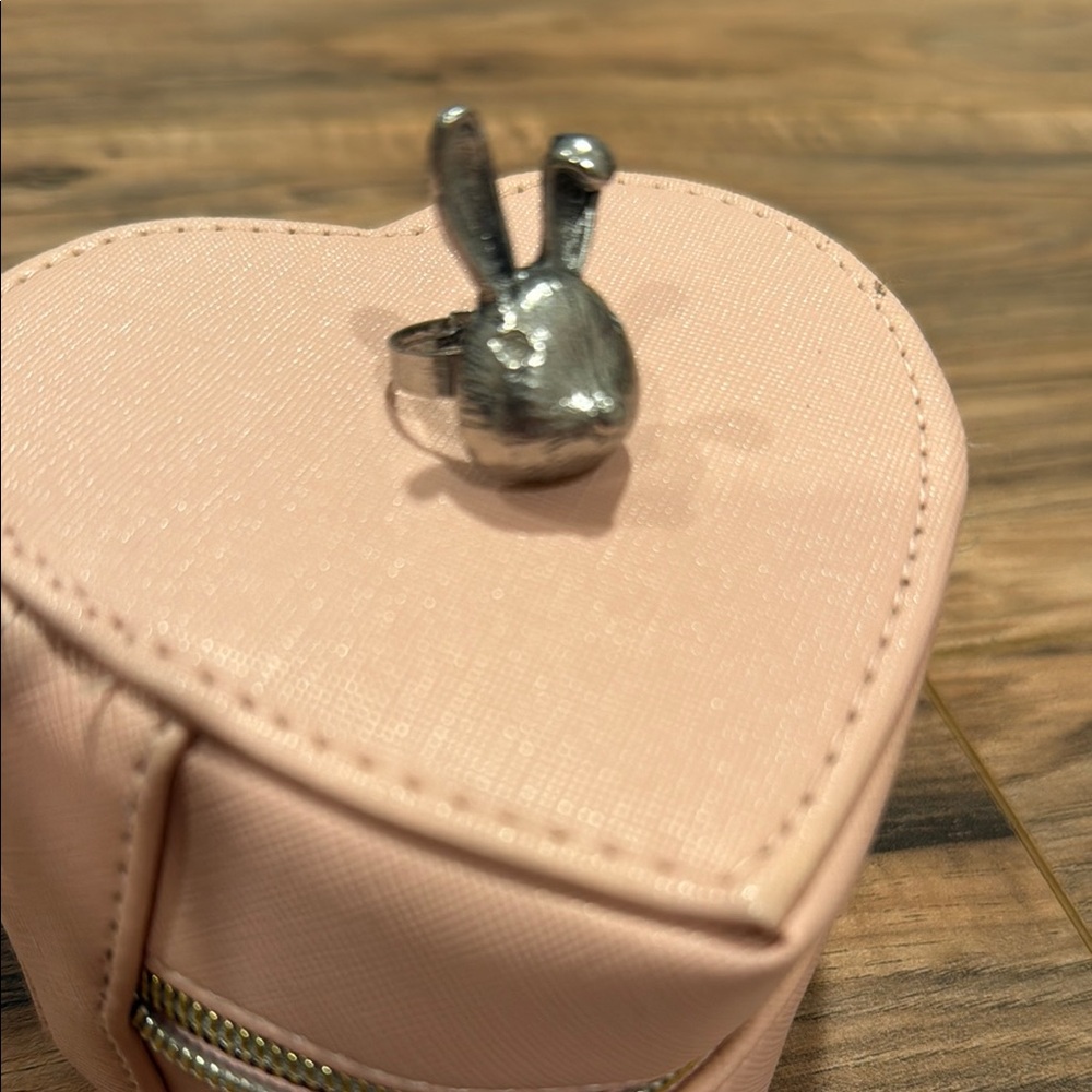 Silver Bunny Ring